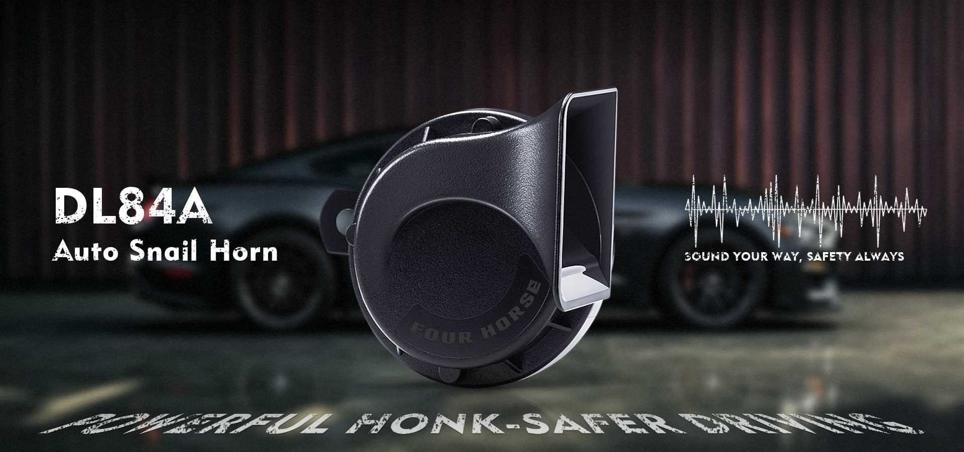 Auto Snail Horn Banner